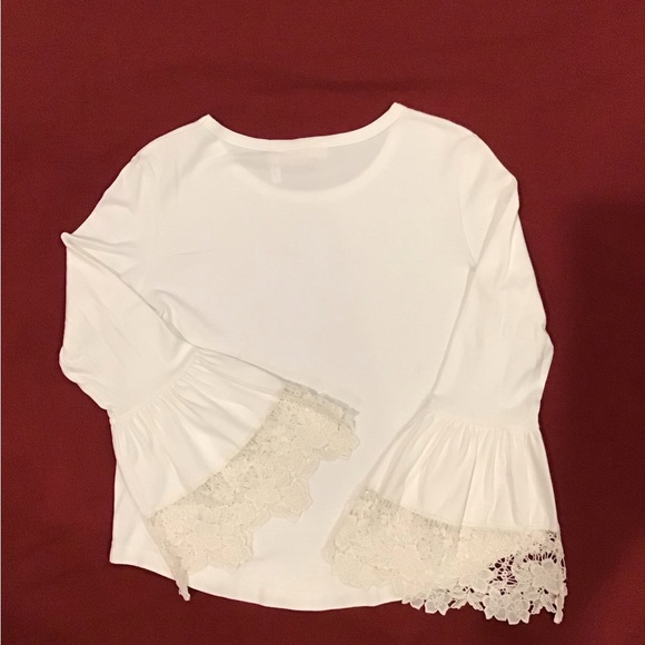 See By Chloe White Bell Sleeve Top - Picture 2 of 7